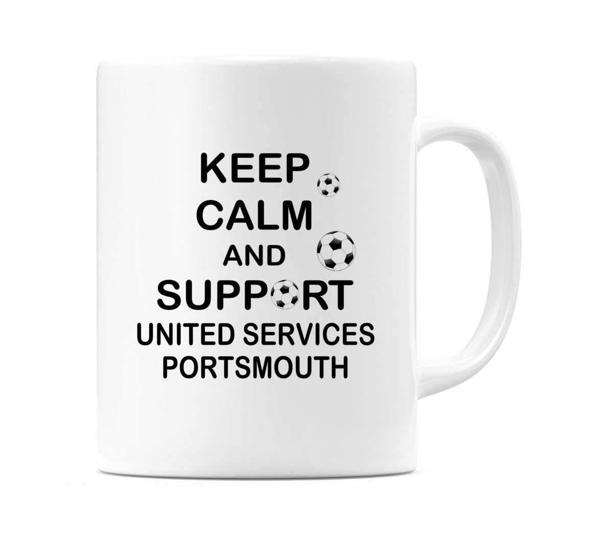 Keep Calm And Support United Services Portsmouth Mug