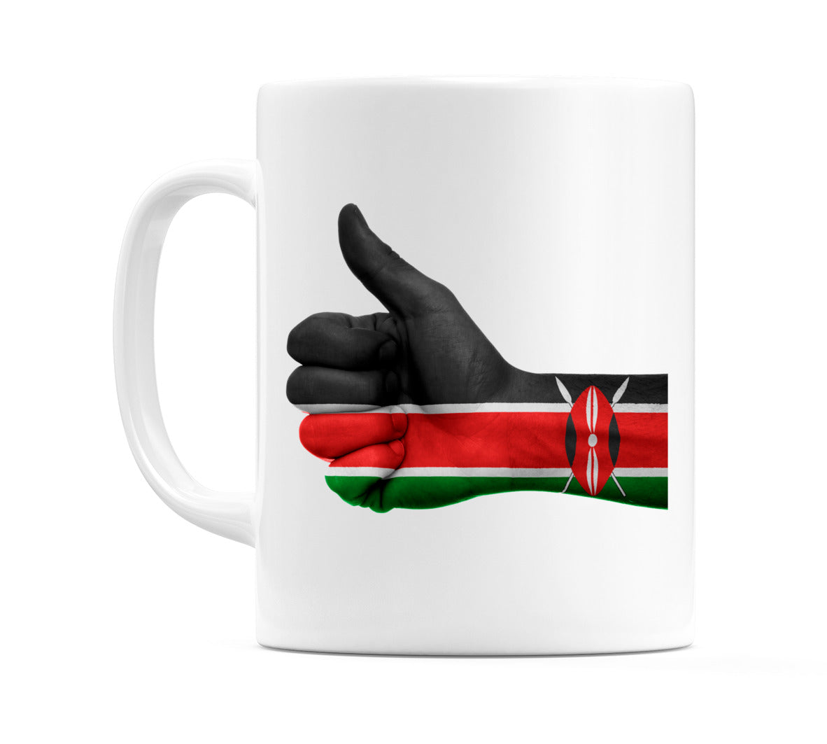 Kenya Thumbs up Flag Mug