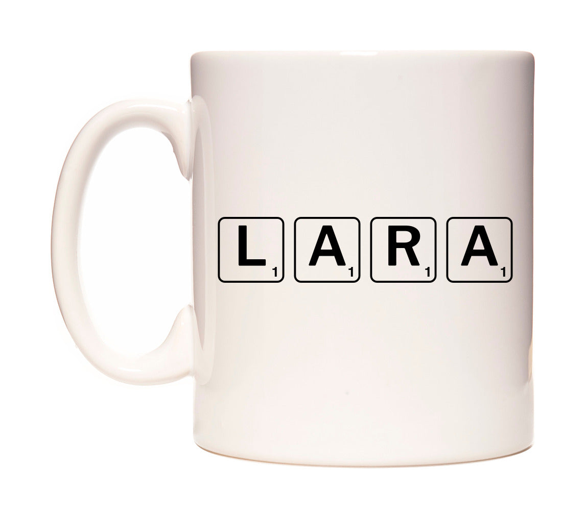 Lara - Scrabble Themed Mug