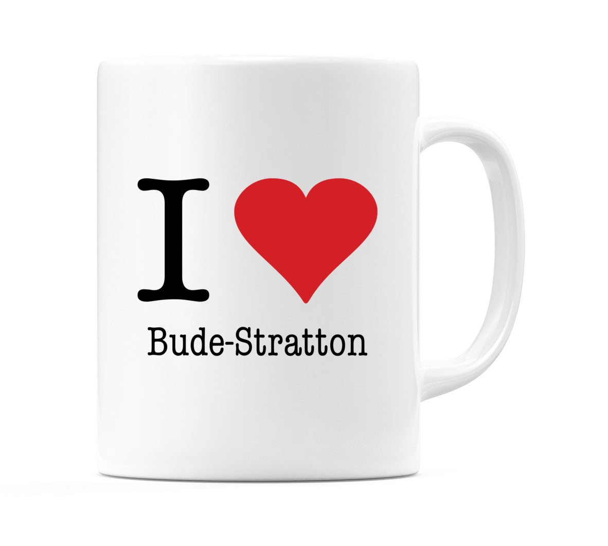 I Love Bude-Stratton Mug