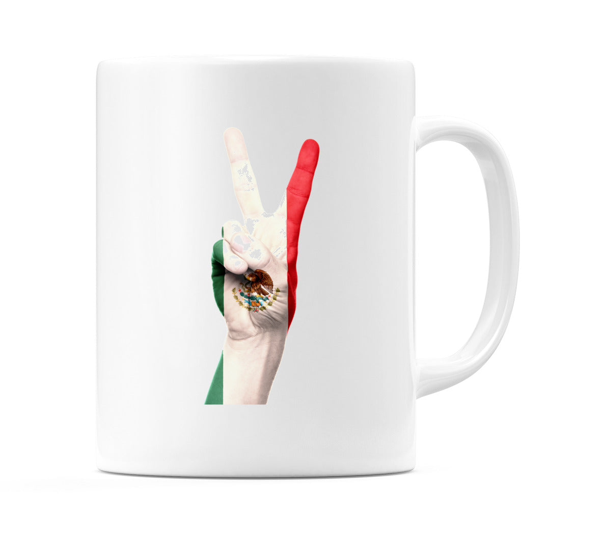 Mexico Two Fingers Flag Mug