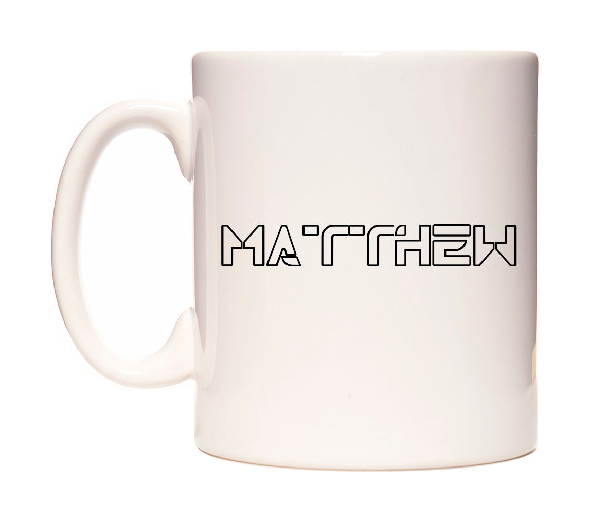 Matthew - Tron Themed Mug