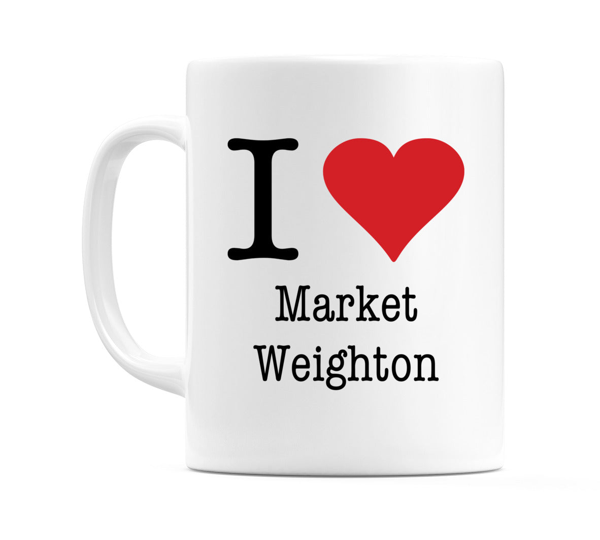 I Love Market Weighton Mug
