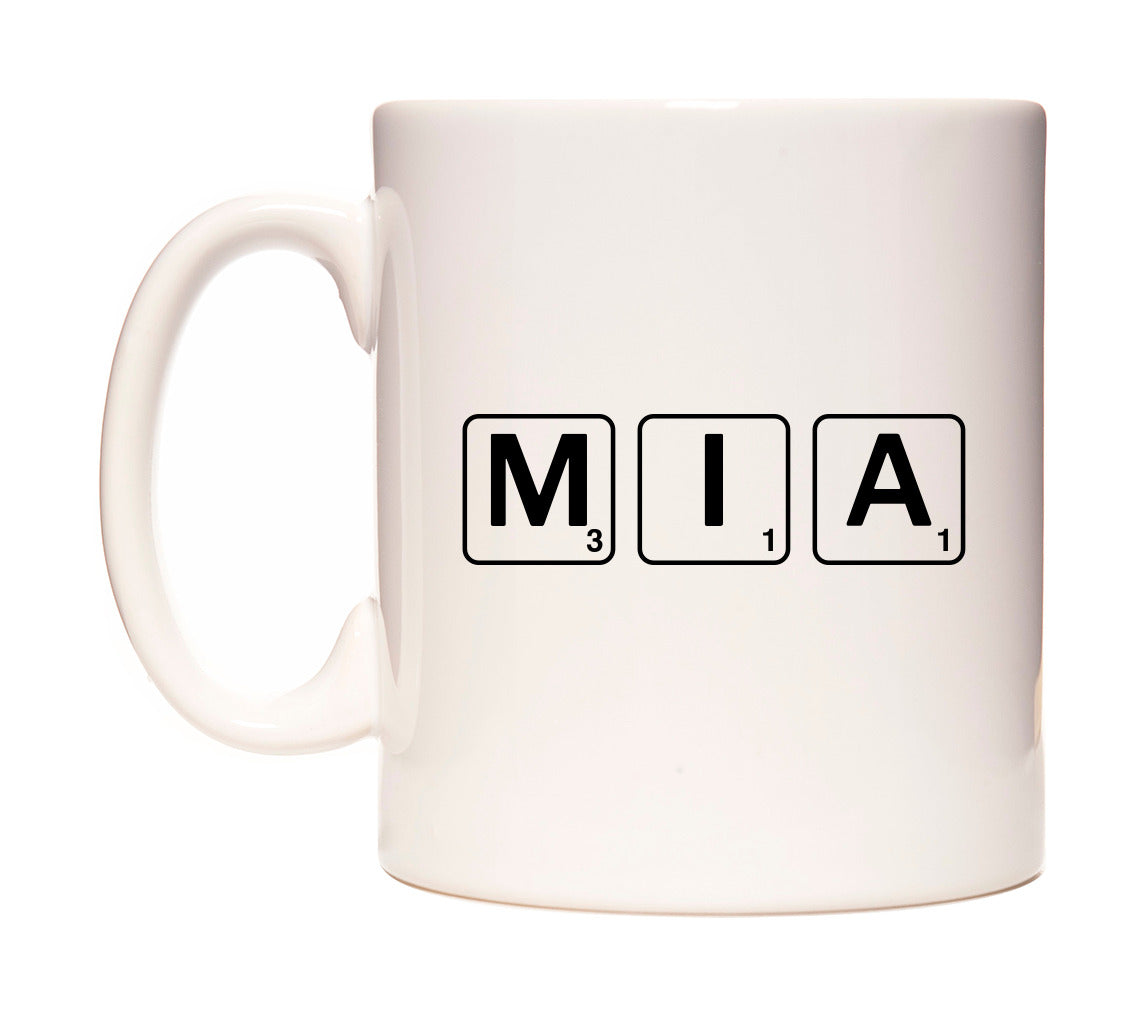 Mia - Scrabble Themed Mug