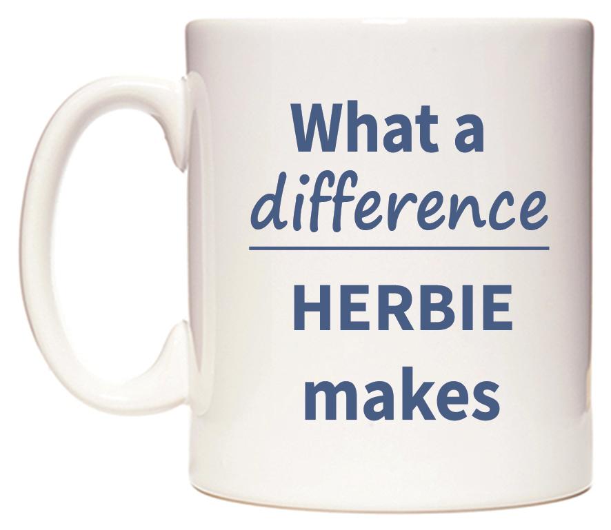What a difference HERBIE makes Mug