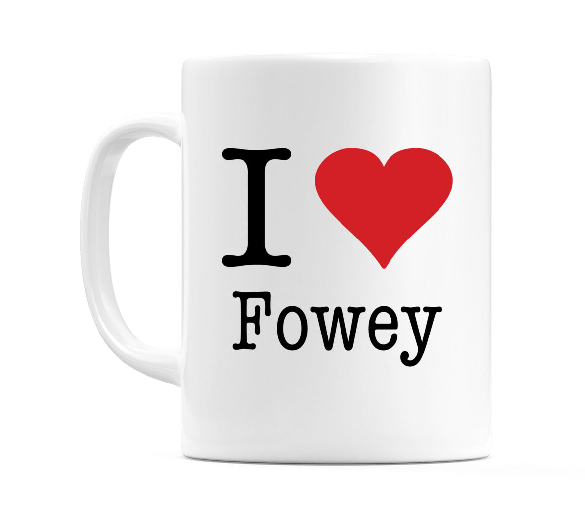 I Love Fowey Mug