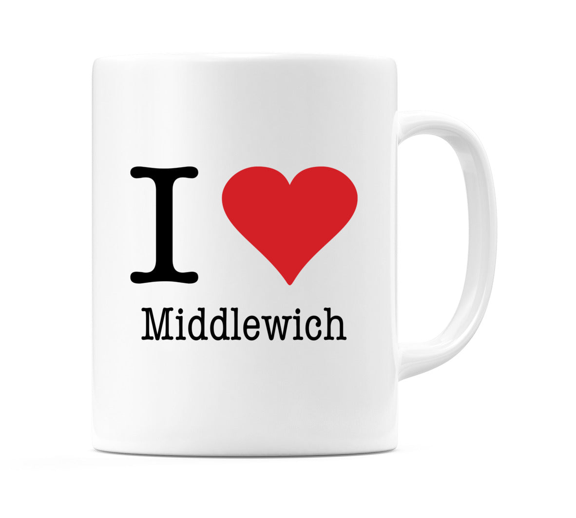 I Love Middlewich Mug