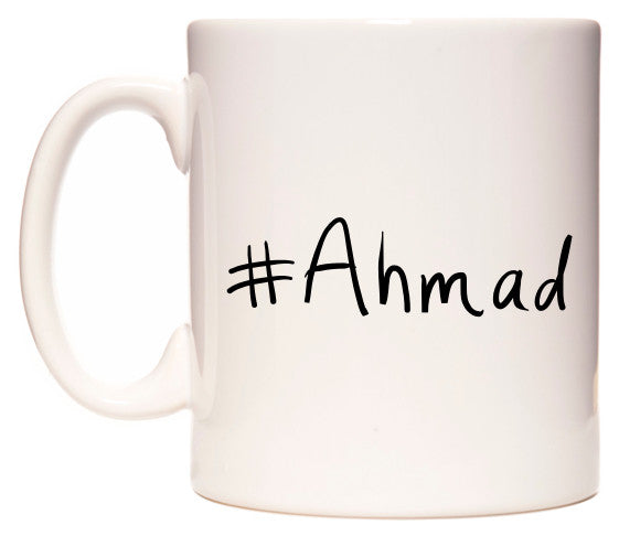 This mug features #Ahmad