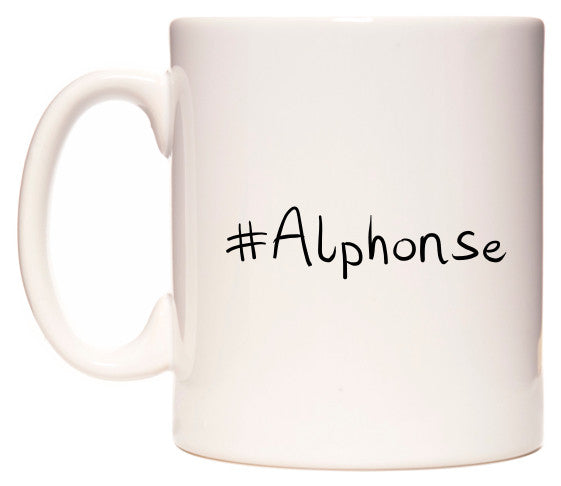 This mug features #Alphonse