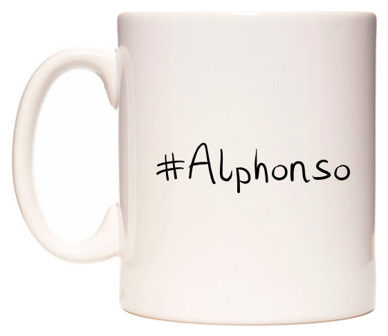 This mug features #Alphonso