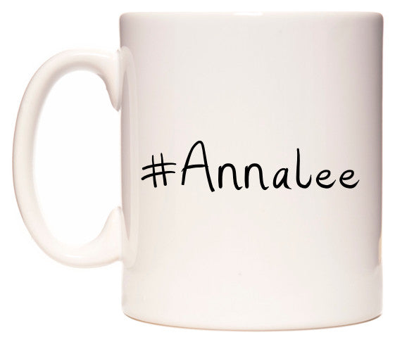 This mug features #Annalee