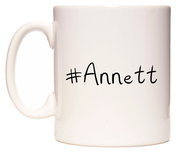 This mug features #Annett
