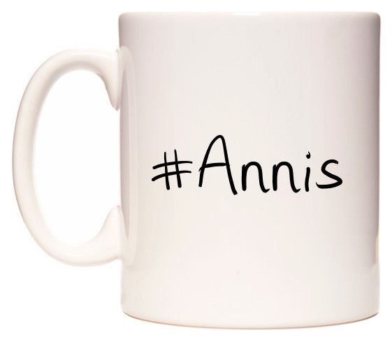 This mug features #Annis