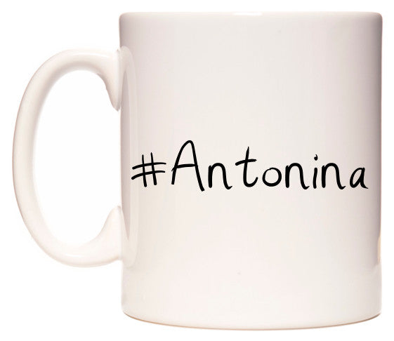 This mug features #Antonina