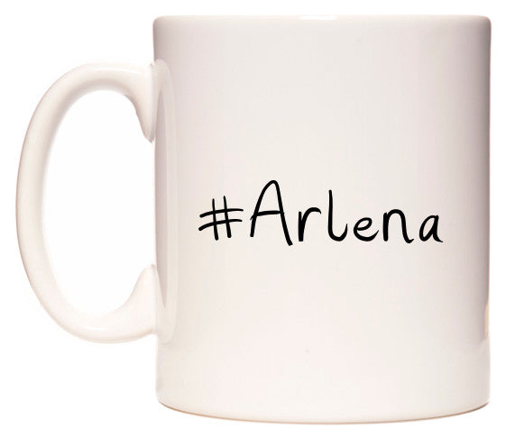This mug features #Arlena