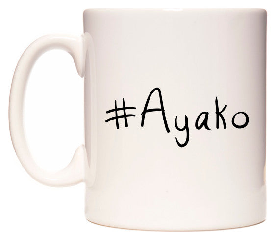 This mug features #Ayako