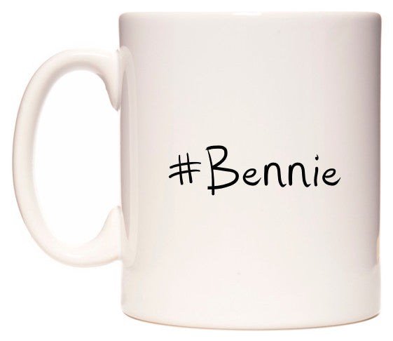 This mug features #Bennie