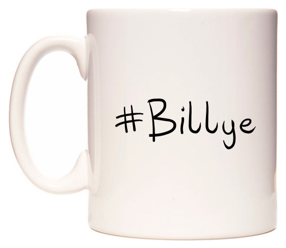 This mug features #Billye