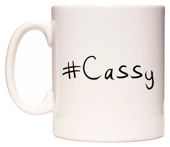 This mug features #Cassy