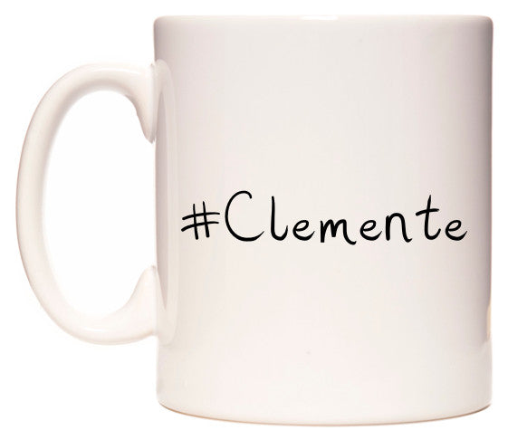This mug features #Clemente