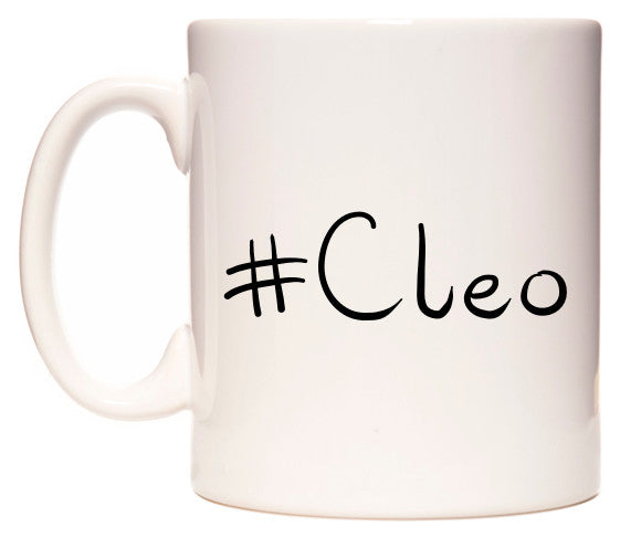 This mug features #Cleo