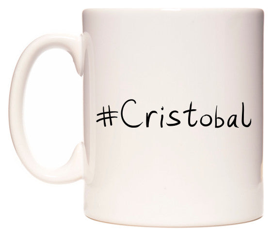 This mug features #Cristobal