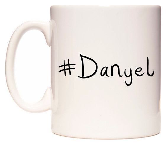 This mug features #Danyel
