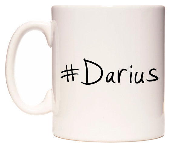 This mug features #Darius