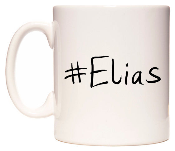 This mug features #Elias
