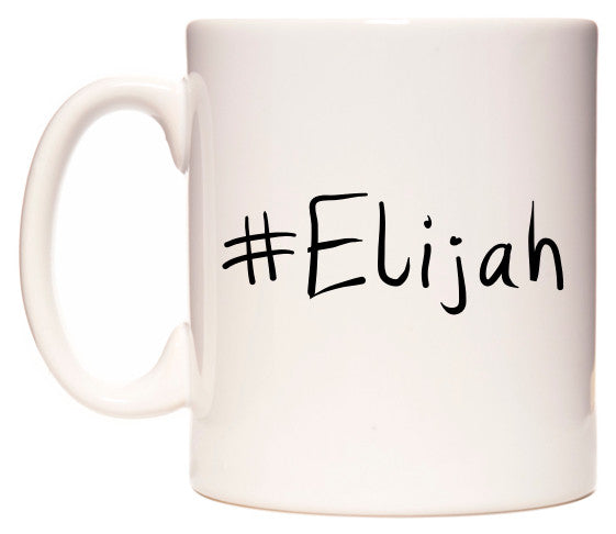 This mug features #Elijah