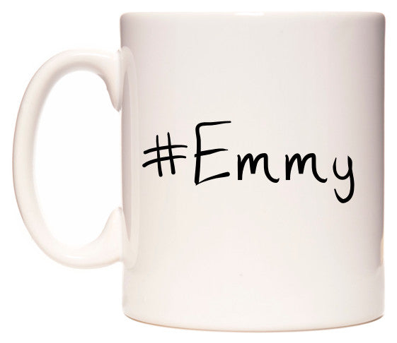 This mug features #Emmy