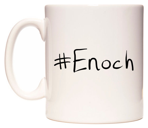 This mug features #Enoch