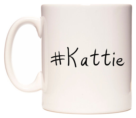 This mug features #Kattie