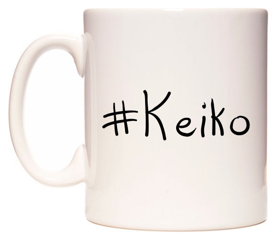 This mug features #Keiko
