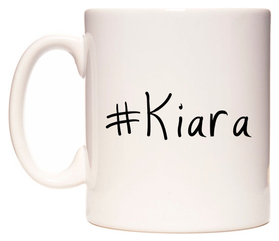 This mug features #Kiara