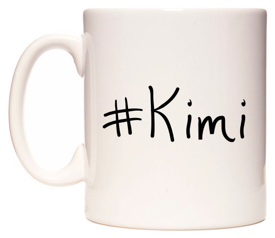 This mug features #Kimi