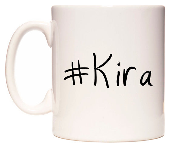 This mug features #Kira