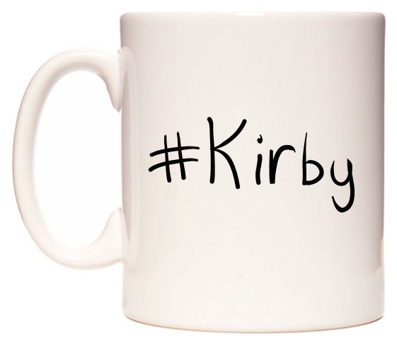 This mug features #Kirby