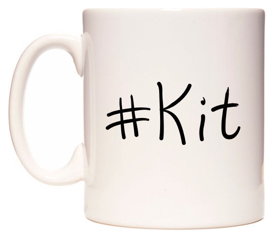 This mug features #Kit