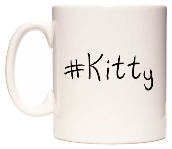 This mug features #Kitty