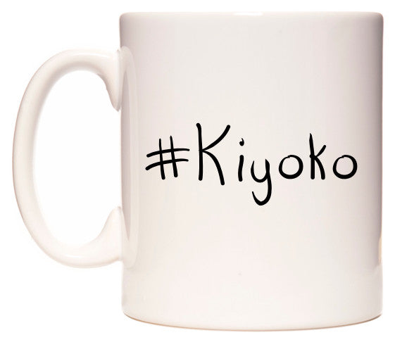 This mug features #Kiyoko