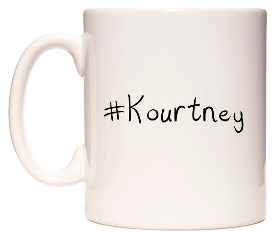 This mug features #Kourtney