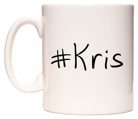 This mug features #Kris