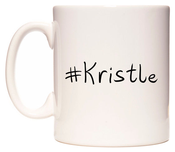 This mug features #Kristle