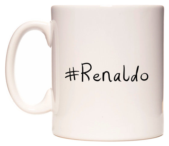 This mug features #Renaldo
