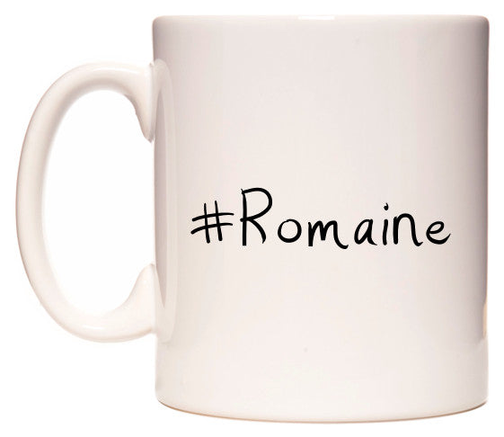 This mug features #Romaine