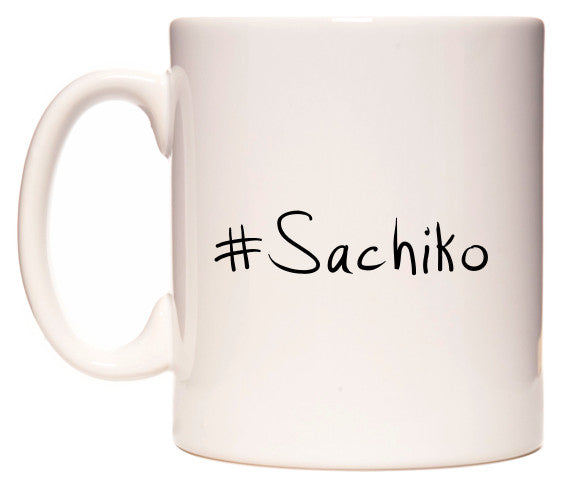 This mug features #Sachiko