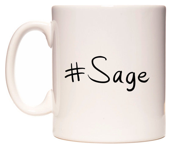 This mug features #Sage