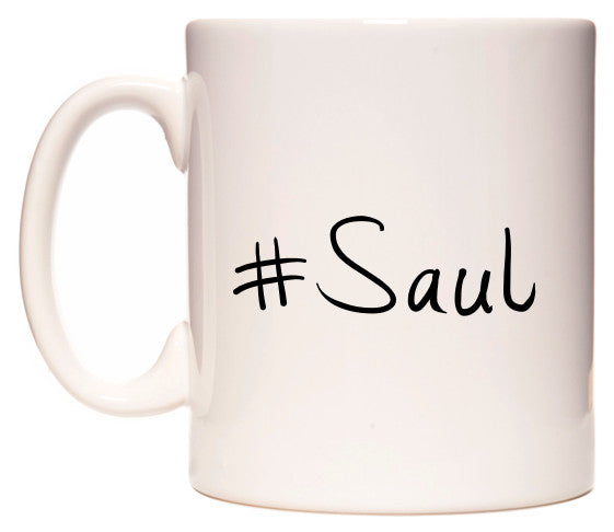 This mug features #Saul