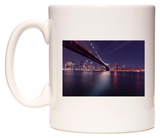 This mug features New York Sky Line